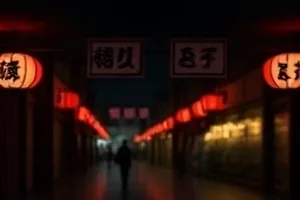 《玻璃海》封面，退潮后露出的礁石滩与两个人的背影