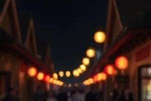 《雨停之后》封面，雨后的空街与积水的倒影