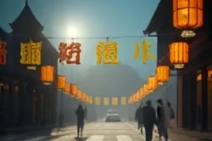 剧情片《雾灯不亮》封面，清晨公路上的旧卡车